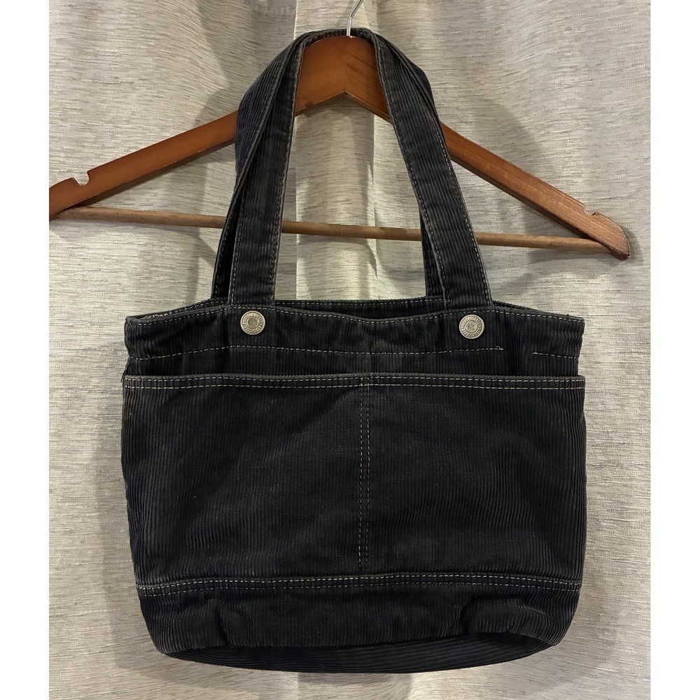 Vtg Aeropostale Corduroy Blue Shoulder Bag‎ Y2K Style hobo purse handbag